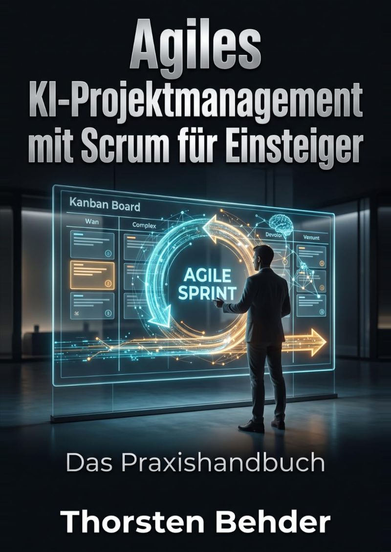 Cover: Agiles KI-Projektmanagement mit Scrum
