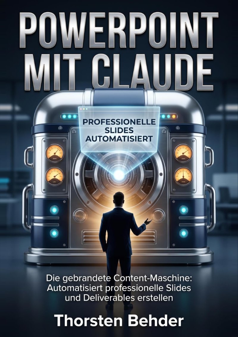 Cover: PowerPoint mit Claude