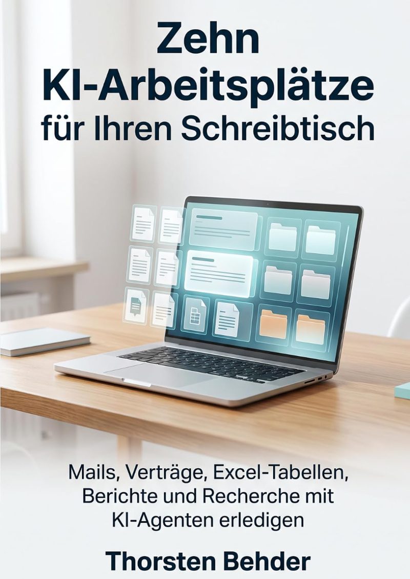 Cover: Zehn KI-Arbeitsplätze für Ihren Schreibtisch
